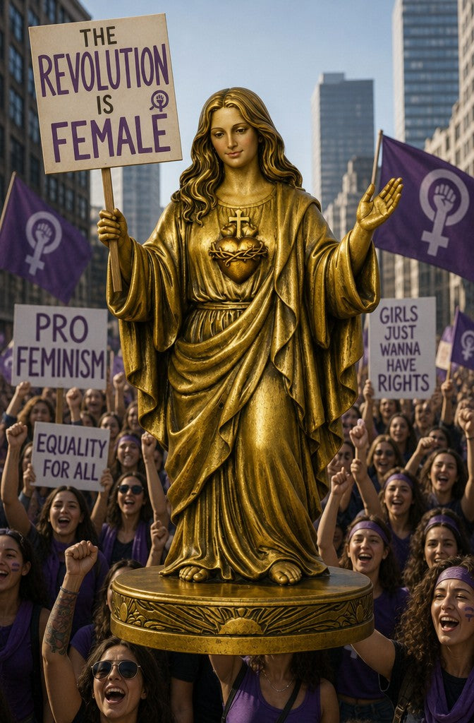Female Jesus | Skulptur ODER 3D-Druckdatei (STL)